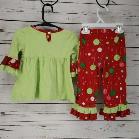 Tara‎ Collection Girls polka dot 2 pc 24mth set - Picture 6 of 7